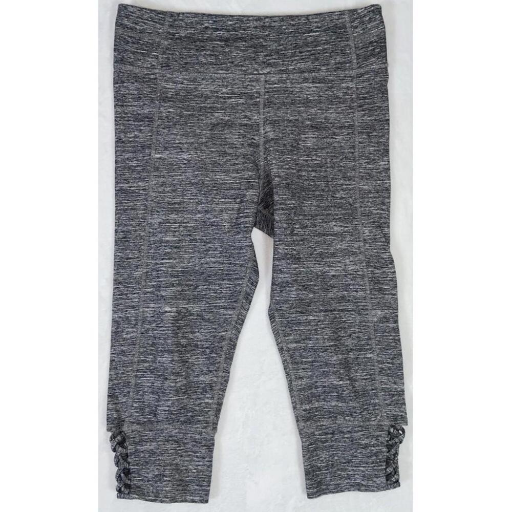 Calvin Klein Yoga Pants Womens XL Heather Gray Performance Active Quick Dry EUC